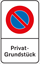Bild von Parkverbotsschild Privatgrundstück